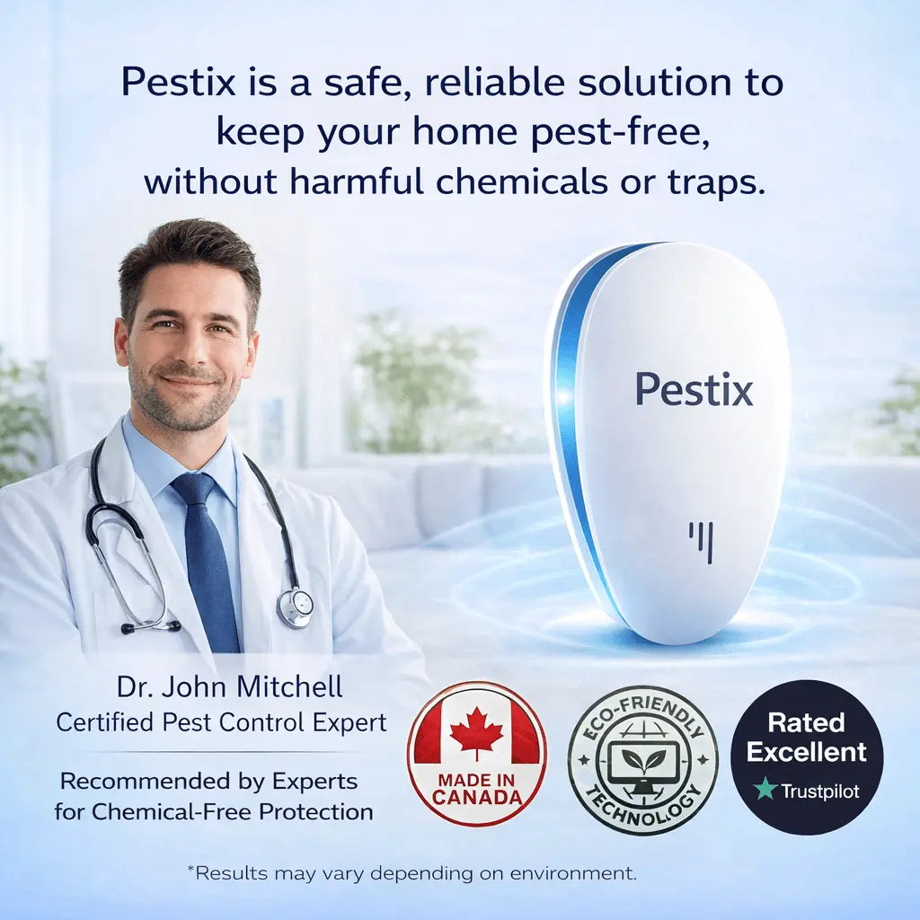 Pestix 2026 Advanced Pest Repeller - Effectively Banish Pest Safely
