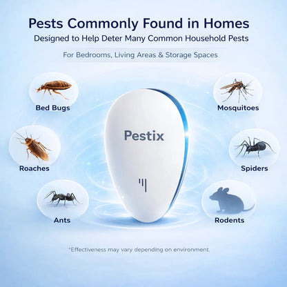 Pestix 2026 Advanced Pest Repeller - Effectively Banish Pest Safely