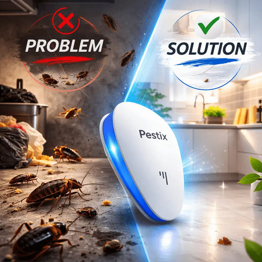 Pestix™ 2026 Upgraded Pest Repeller - Effectively Banish Cockroaches Safely